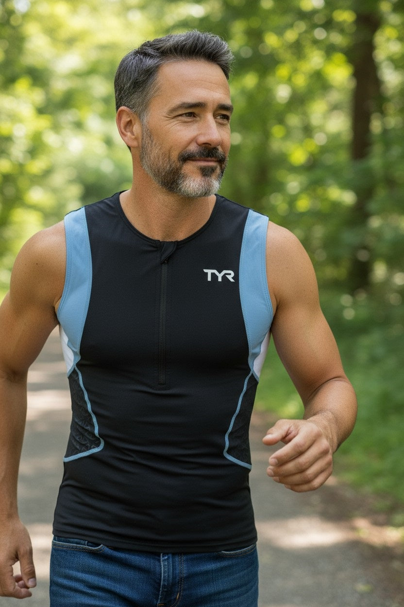 Men's TYR Competitor Tri Singlet Tank Top
