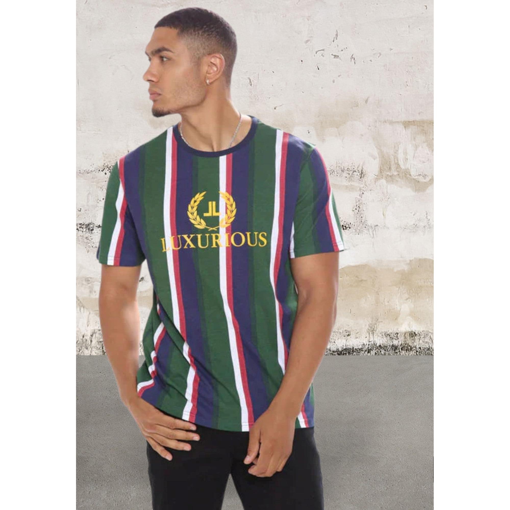 Men's short sleeve stripe top
