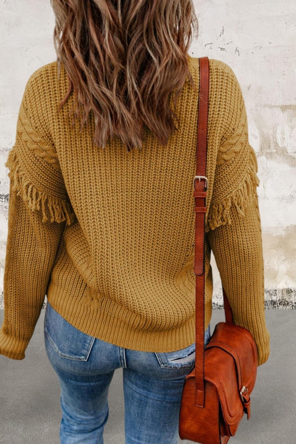 Plus Size Long Sleeve Knit High Neck Sweater