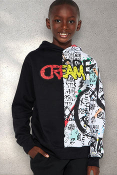 Boy's Pullover Newspaper Hoodie