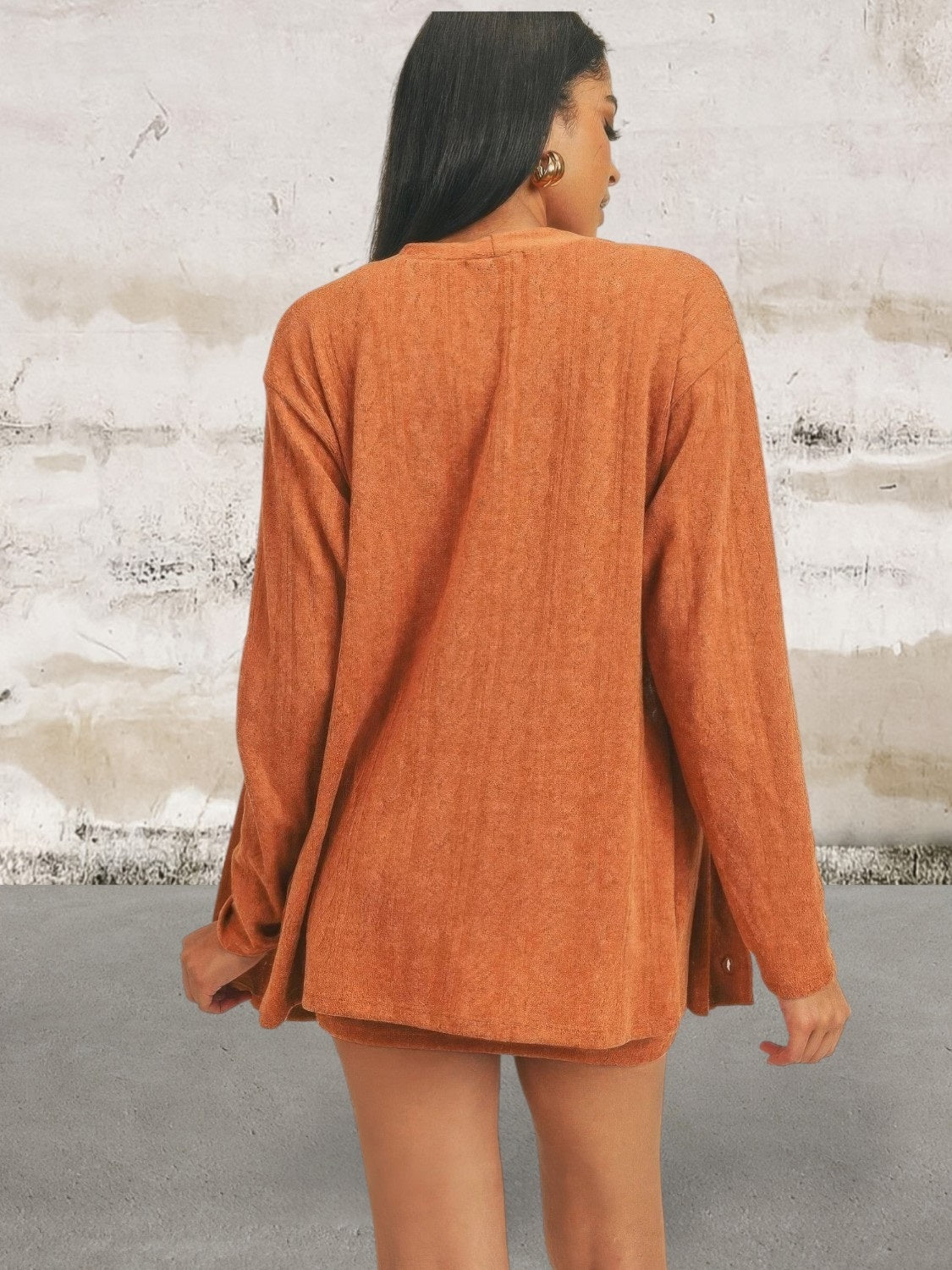 Cardigan Solid Color 3 Piece Set