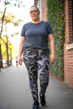 Plus Size Camouflage Leggings