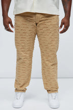 Men's Slim Fit Stretch Khaki Jeans