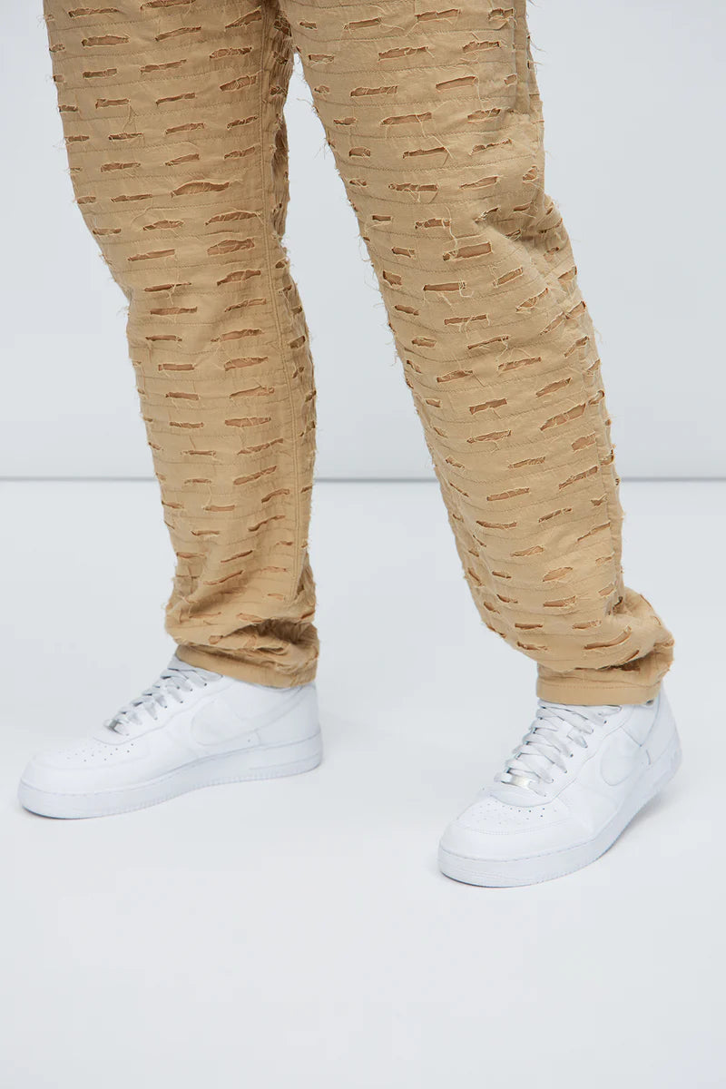Men's Slim Fit Stretch Khaki Jeans