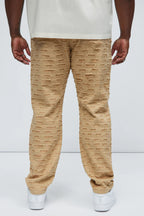 Men's Slim Fit Stretch Khaki Jeans