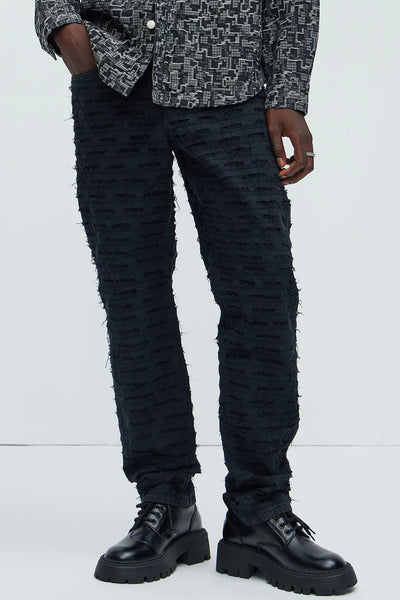 Men's Slim Fit Stretch Black Jeans