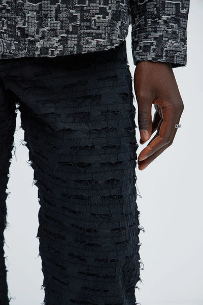 Men's Slim Fit Stretch Black Jeans