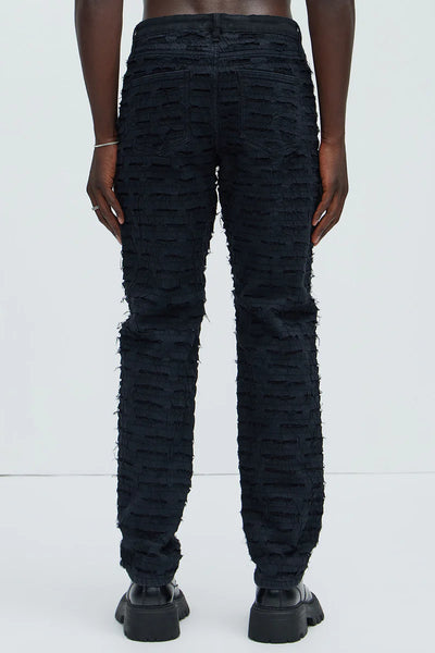 Men's Slim Fit Stretch Black Jeans
