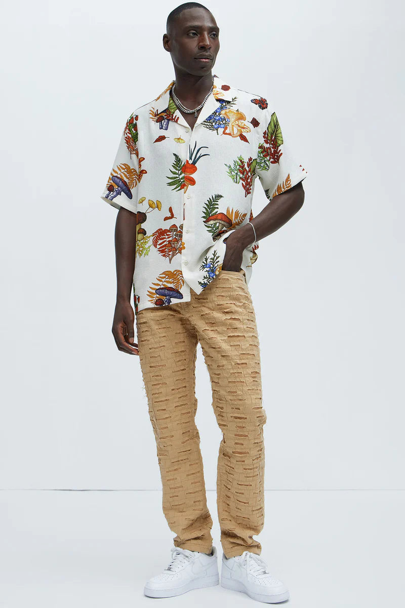 Men's Slim Fit Stretch Khaki Jeans