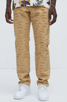 Men's Slim Fit Stretch Khaki Jeans