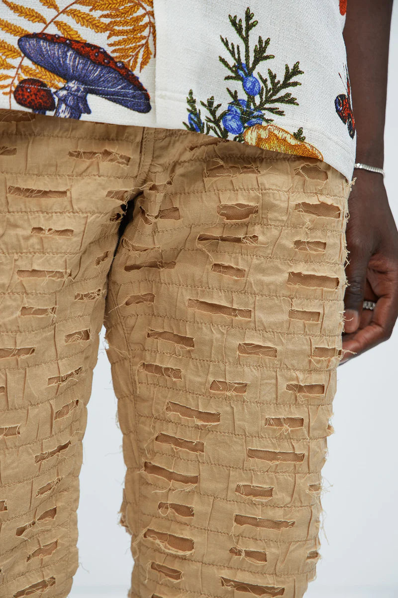 Men's Slim Fit Stretch Khaki Jeans