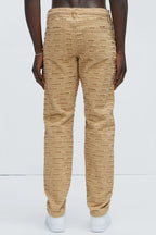 Men's Slim Fit Stretch Khaki Jeans