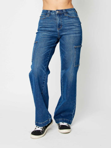 Judy Blue High Waist Cargo Jeans