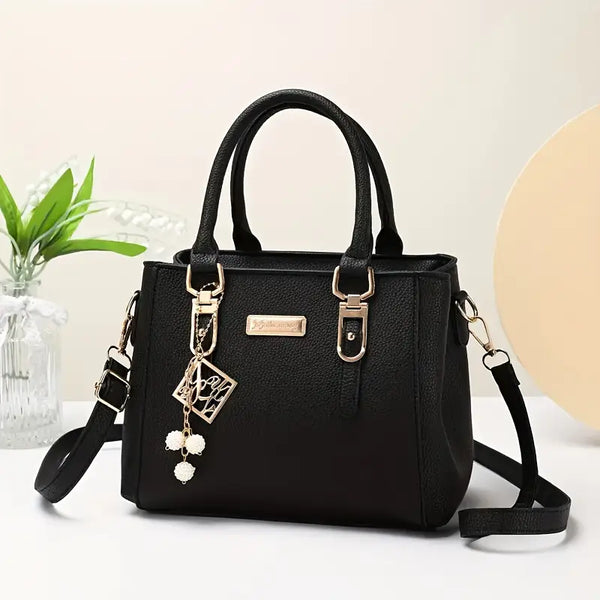 Crossbody Shoulder Bag with Zippered Phone Pocket Multiple Compartments