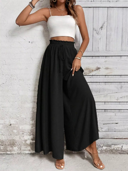 Frill Wide Leg Pants