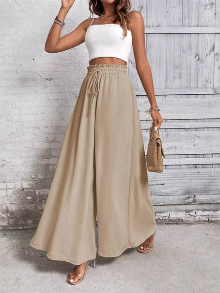 Frill Wide Leg Pants