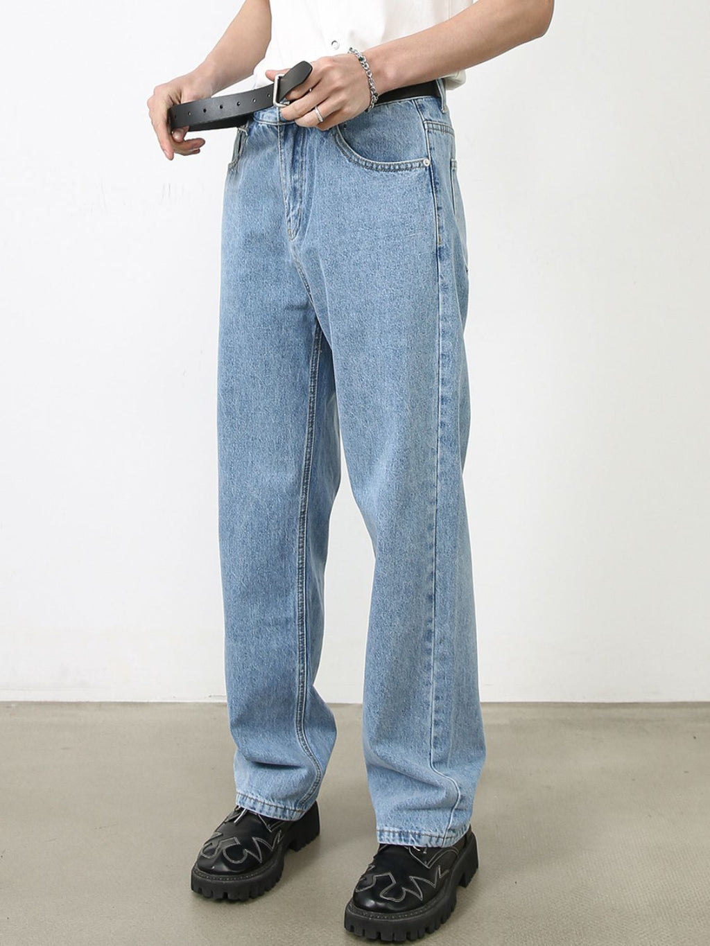 Men's Straight Leg Denim Jeans