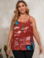 Plus Size Sleeveless Scoop Neck Cami Top