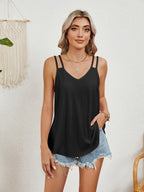 Sleeveless Florira Cutout Eyelet Tank Top