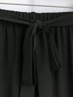 Cap Ruffled Seeve Top and Pants Set