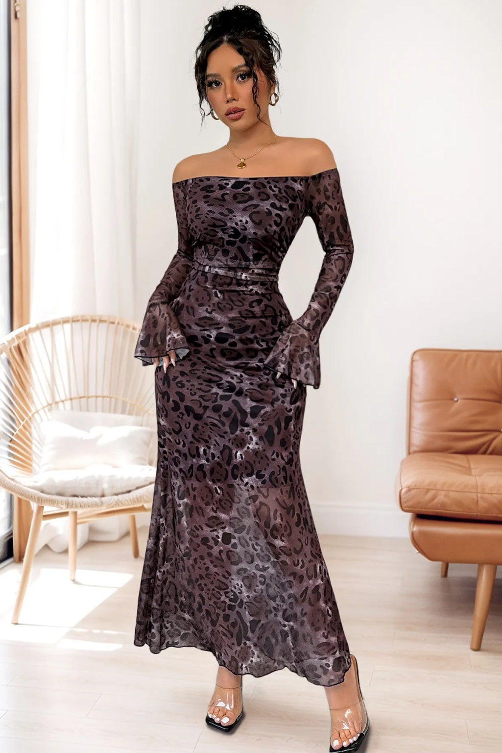 lace wedding dress off shoulder Off-Shoulder Long Sleeve Lace Wedding Dress with Veil – HAREM's Brides