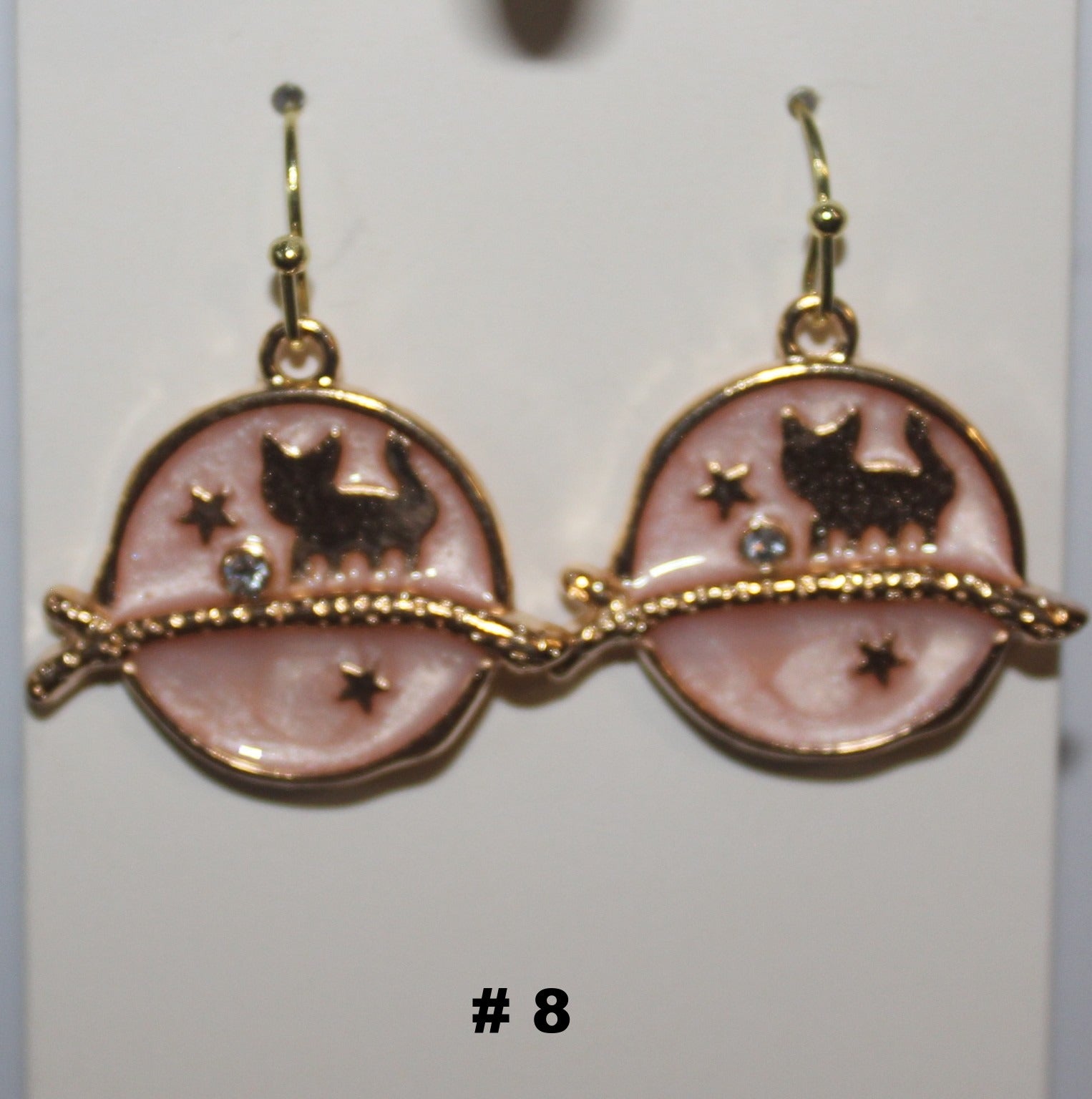 Beautiful Handmade Cow Jumping Over The Moon Earring