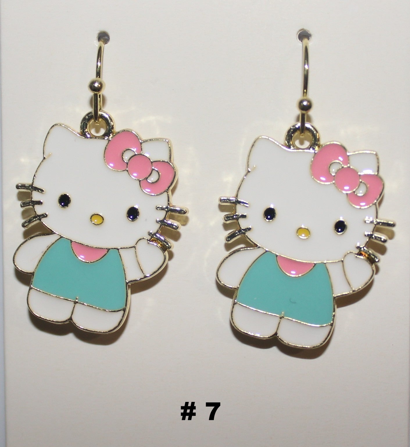 Hello Kitty Earrings Handmade