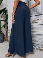 Women's Tied High Waist Wide Leg Pants