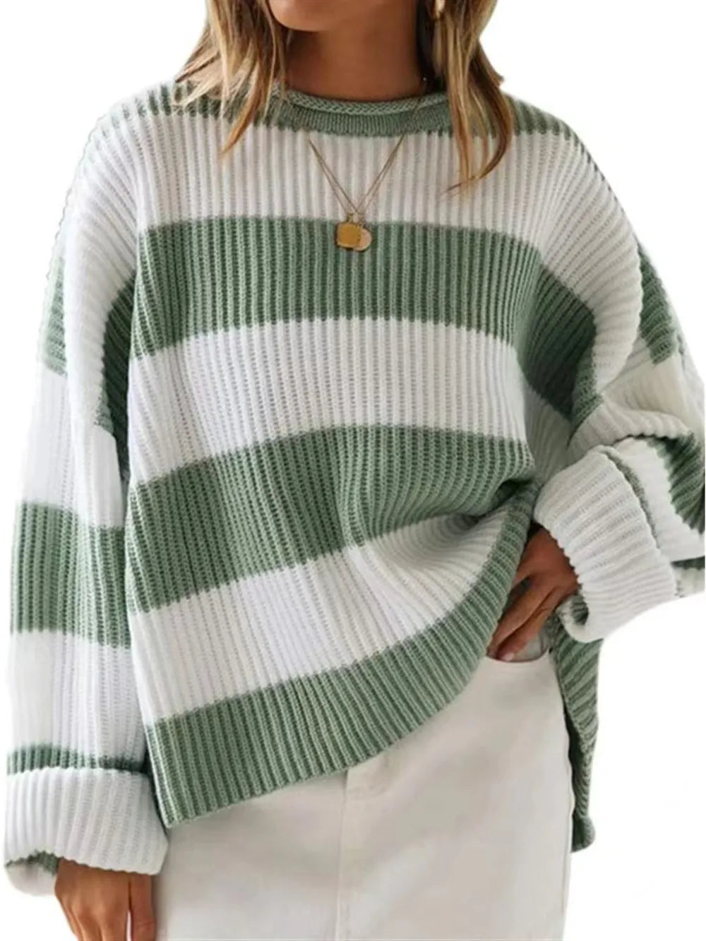 Long Sleeve Round Neck Sweater