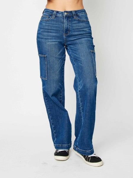 Judy Blue High Waist Cargo Jeans