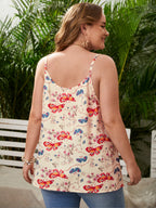 Plus Size Sleeveless Scoop Neck Cami Top