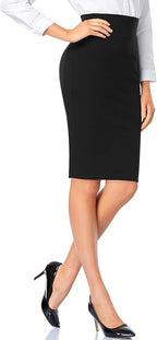 Tapata Womens Stretch Knee Length Pencil Skirts