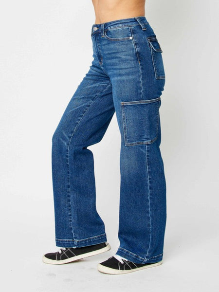 Judy Blue High Waist Cargo Jeans