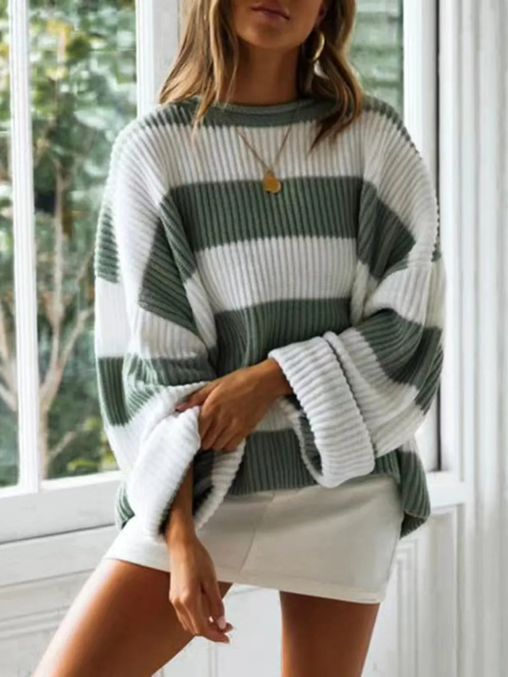 Long Sleeve Round Neck Sweater