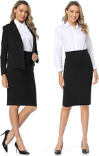 Tapata Womens Stretch Knee Length Pencil Skirts
