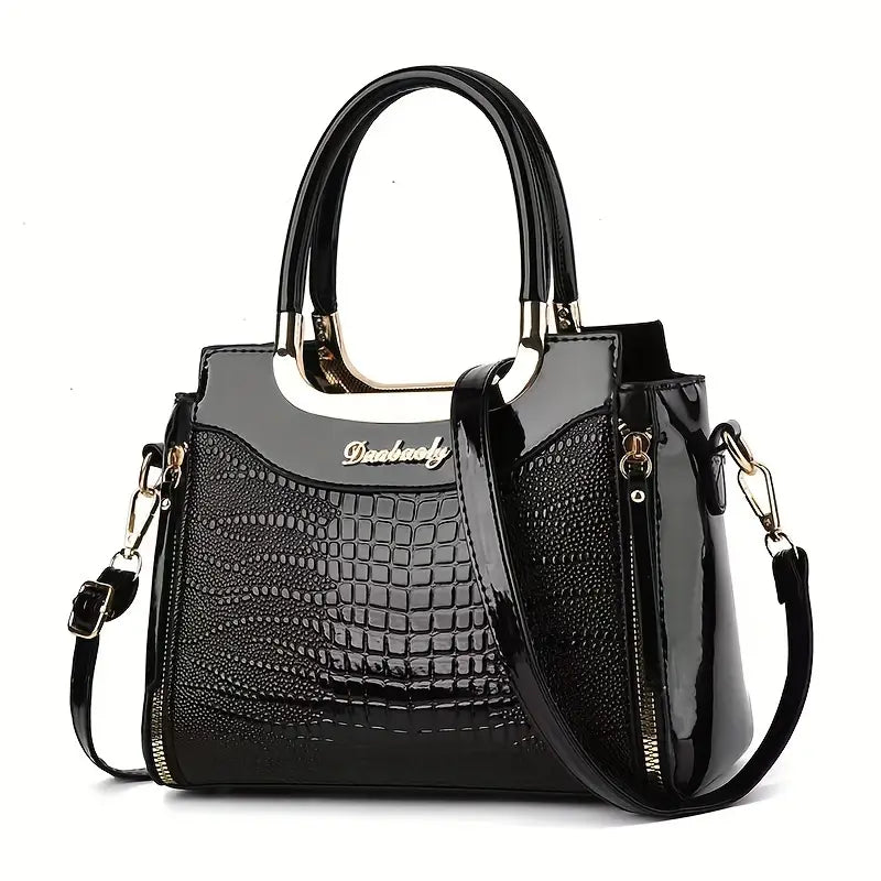 Women's Shoulder Crossbody Crocodile Print Handbags