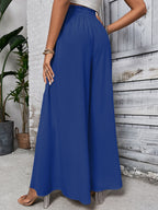 Women's Tied High Waist Wide Leg Pants