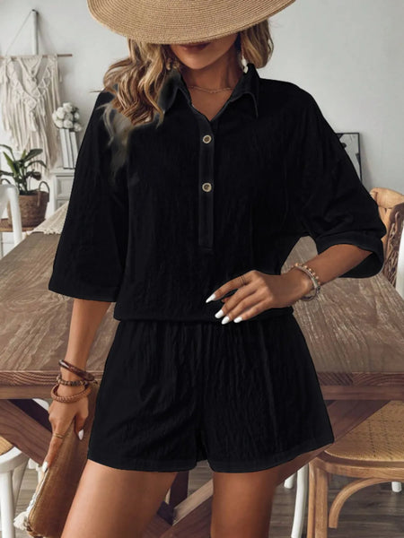 Women's Half Sleeve Shorts Set