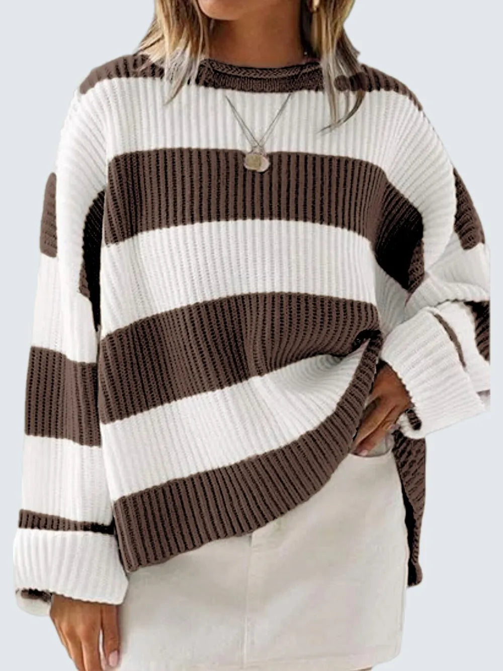 Long Sleeve Round Neck Sweater