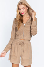 Fleece Juniors French Terry Long Sleeve Hoodie