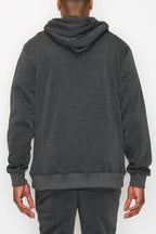 Men's Long Sleeve Fleece Pullover Hoodie