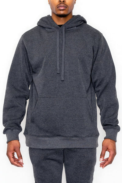 Men's Long Sleeve Fleece Pullover Hoodie