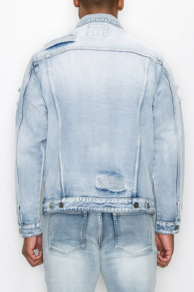 Men's Diamond Denim Jacket