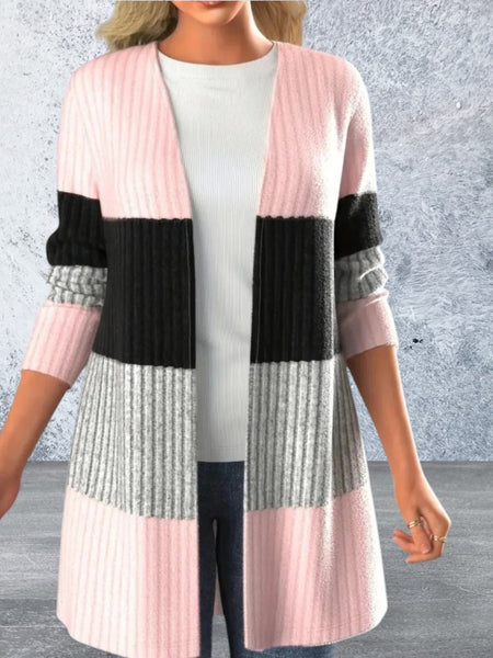 Open Front Long Sleeve Cardigan