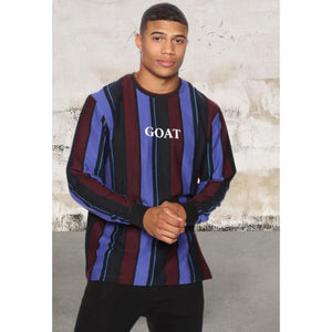 Men's long sleeve multicolor top