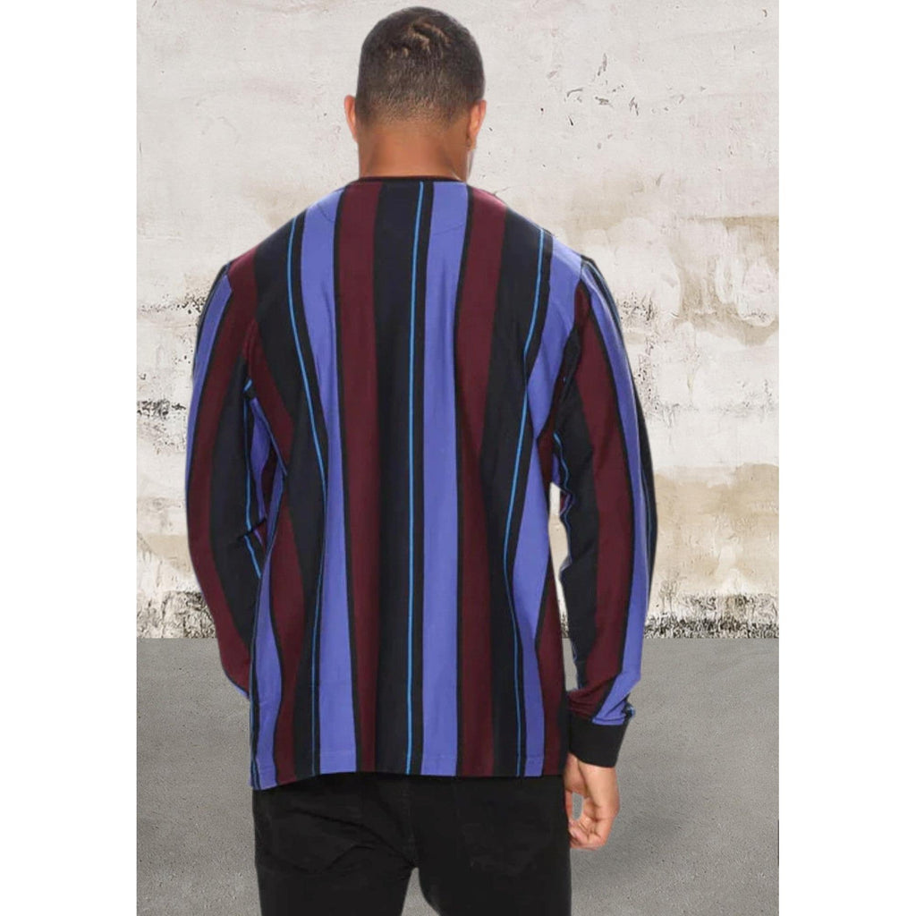 Men's long sleeve multicolor top