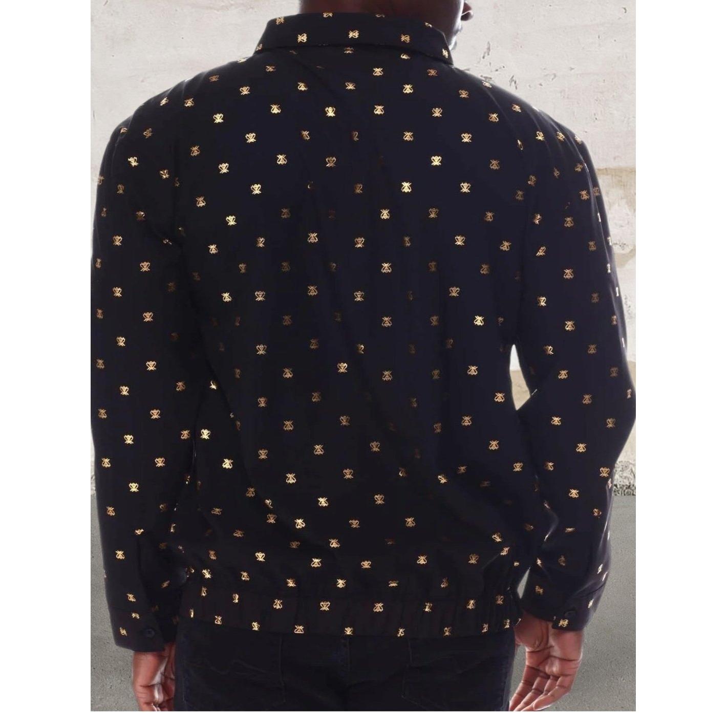 Men's long sleeve front zipper top