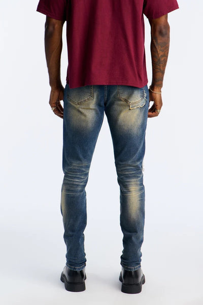 Men's Skinny denim Patch Jean
