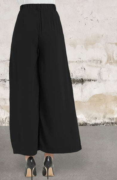 Women High Waist Wide Leg Long Pants