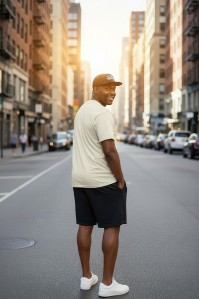 Men Plus Size Oversize Short Sleeve Graphic T-Shirt